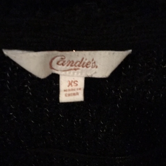 Candie’s Black Cardigan With Front Pockets 🙌 - Picture 6 of 6